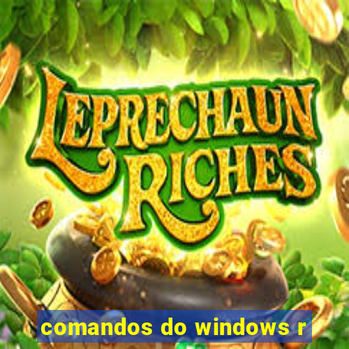 comandos do windows r